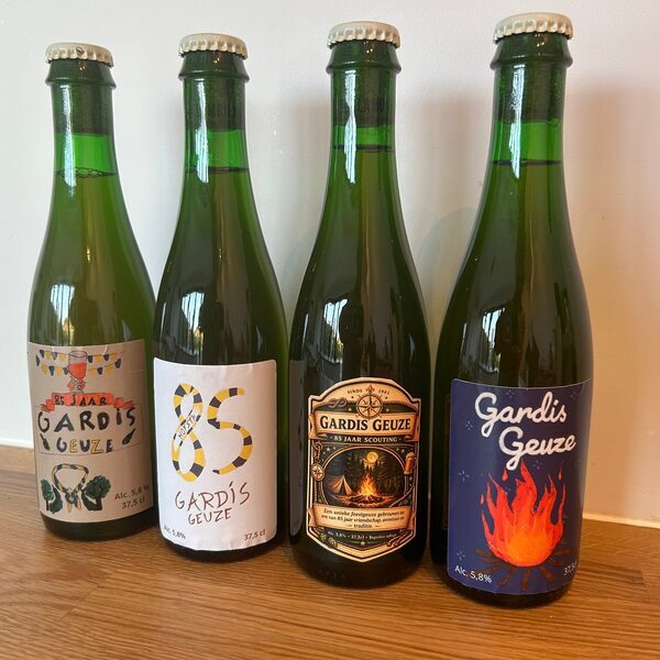 4 bieren — los (1 van elk label)